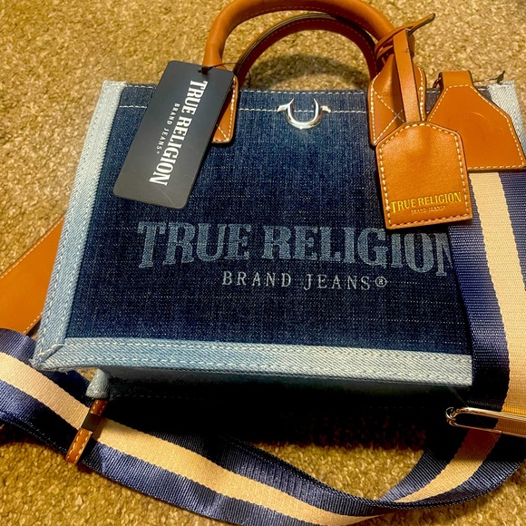 True Religion Handbags - True Religion Cross body Jean purse